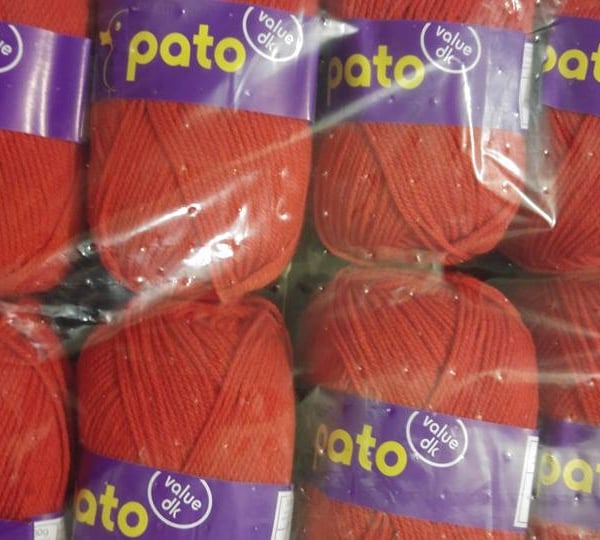 Pato Yarn - Red - 10x100g