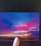 A6 birthday card: Sunset Colours (Hoylake photograph) - Image 5