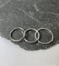 Sterling silver ring, stacking ring with choice of texture and finish - Image 7
