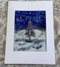 Festive Landscape Christmas Card - Image 3
