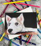 It's Hard Work Being a Puppy Blank Greetings Card Printed from Original Art - Image 2