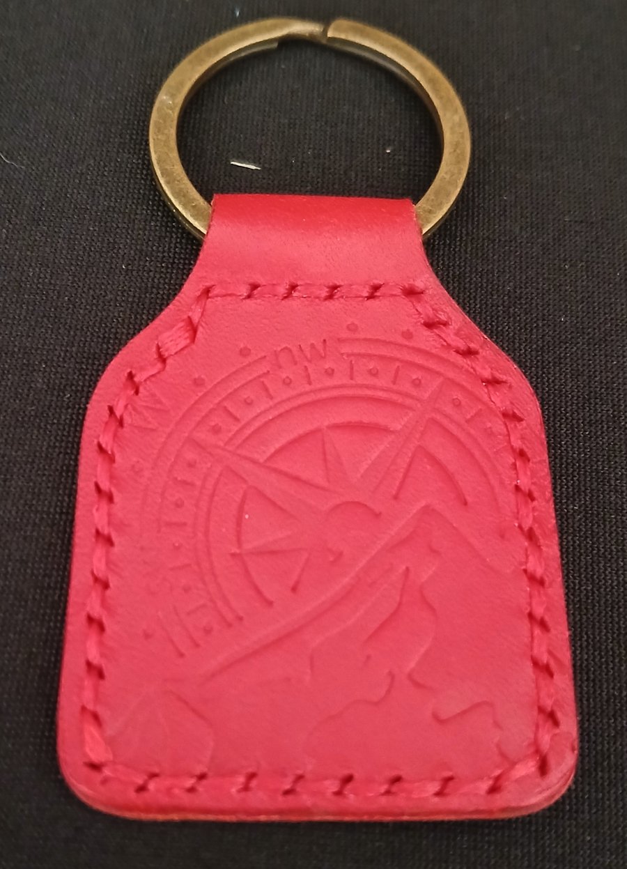Handcrafted Leather keyfob