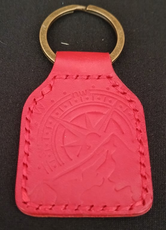 Handcrafted Leather keyfob