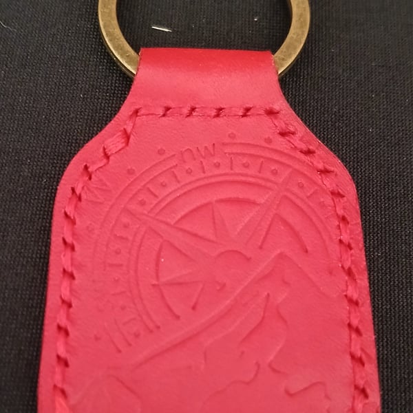 Handcrafted Leather keyfob