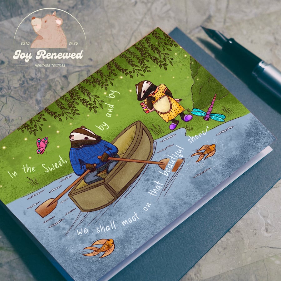 Sweet By and By, Christian Bereavement Card