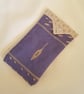 Snap pouch glasses case in mauve - Image 3