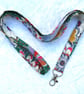 Liberty print lanyard, Firework Garden - Image 3
