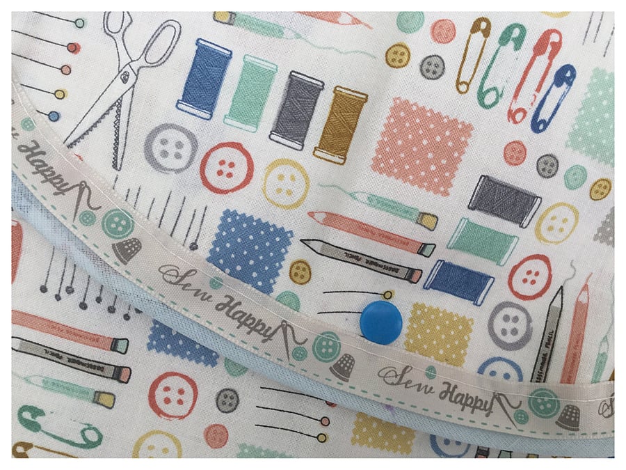 Sewing fabric A4 organiserpouch