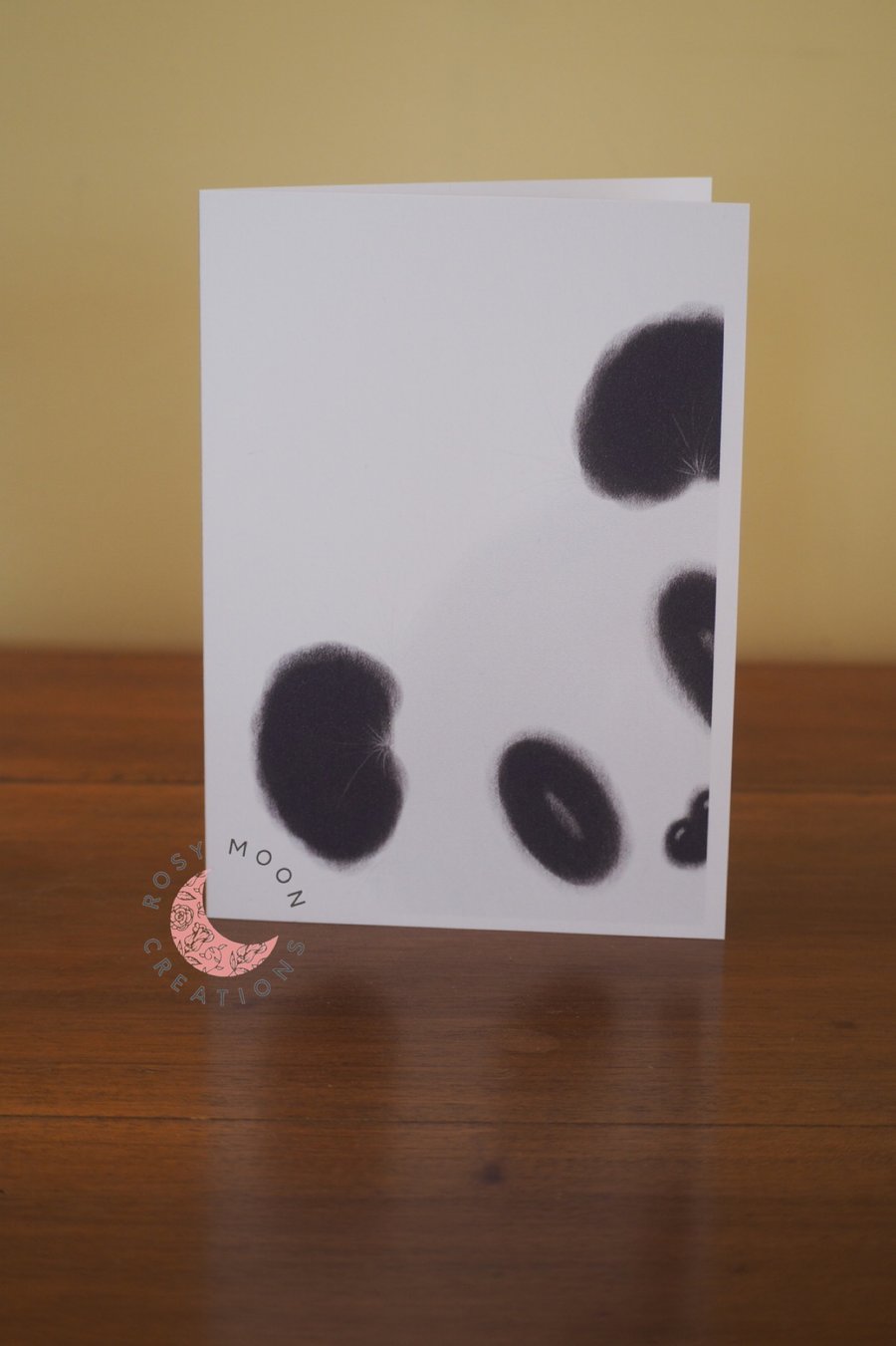 Peeking Panda, Blank Card