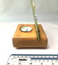 Ladybird Meadow Glass Candle Screen and Wooden Tealight Candle Stand - Image 3