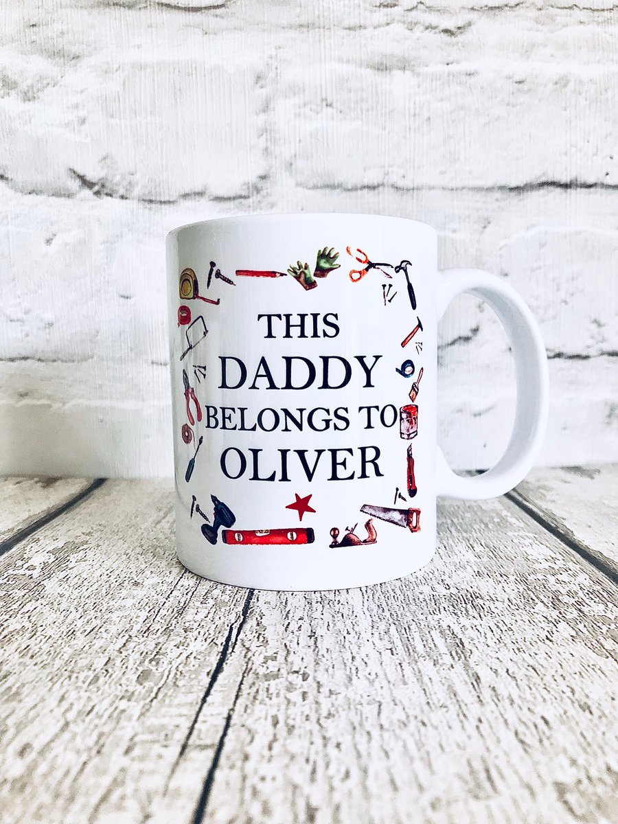 Personalised This Daddy belongs to Mug
