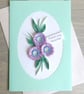 Teacher thank you card with quilled flowers, handmade, personalised - Image 9