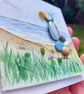 Mini Puffin Coastal Art, Handmade 3D Puffin Picture, One-of-a-Kind Seaside Gift - Image 6