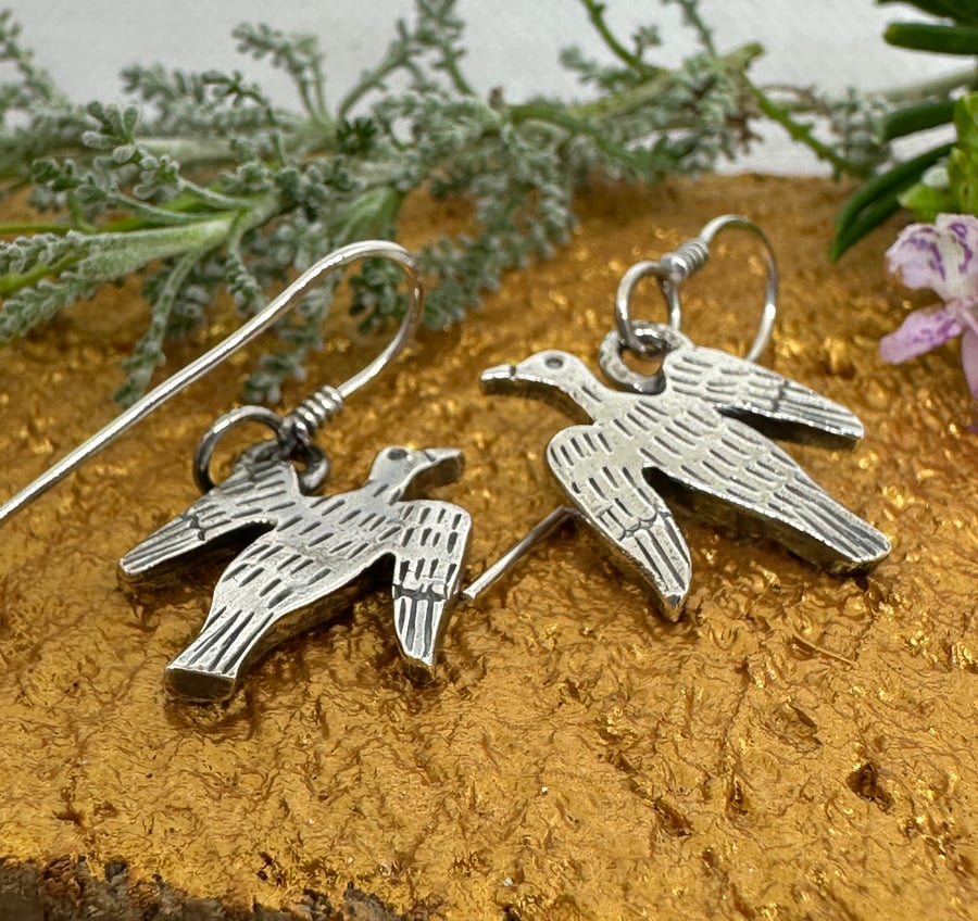 Medieval Bird Earrings