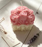 Blush Rose Bouquet. Handmade Soy Wax Candle
