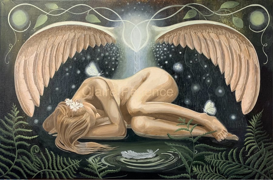 'Hope in Stillness' A4 Giclee Art Print