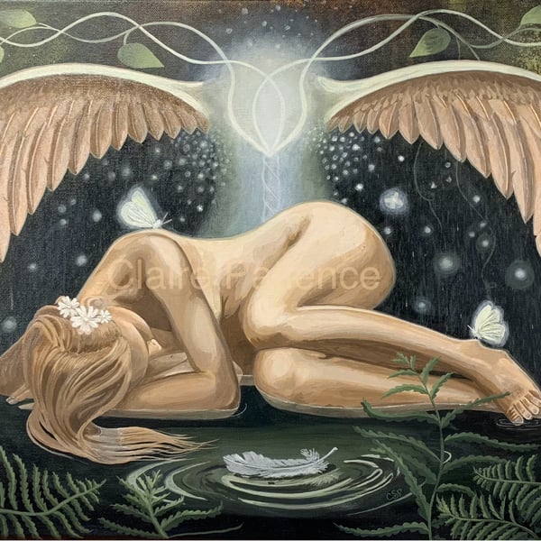 'Hope in Stillness' A4 Giclee Art Print