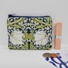 Mini make up purse in William Morris fabric Pimpernel