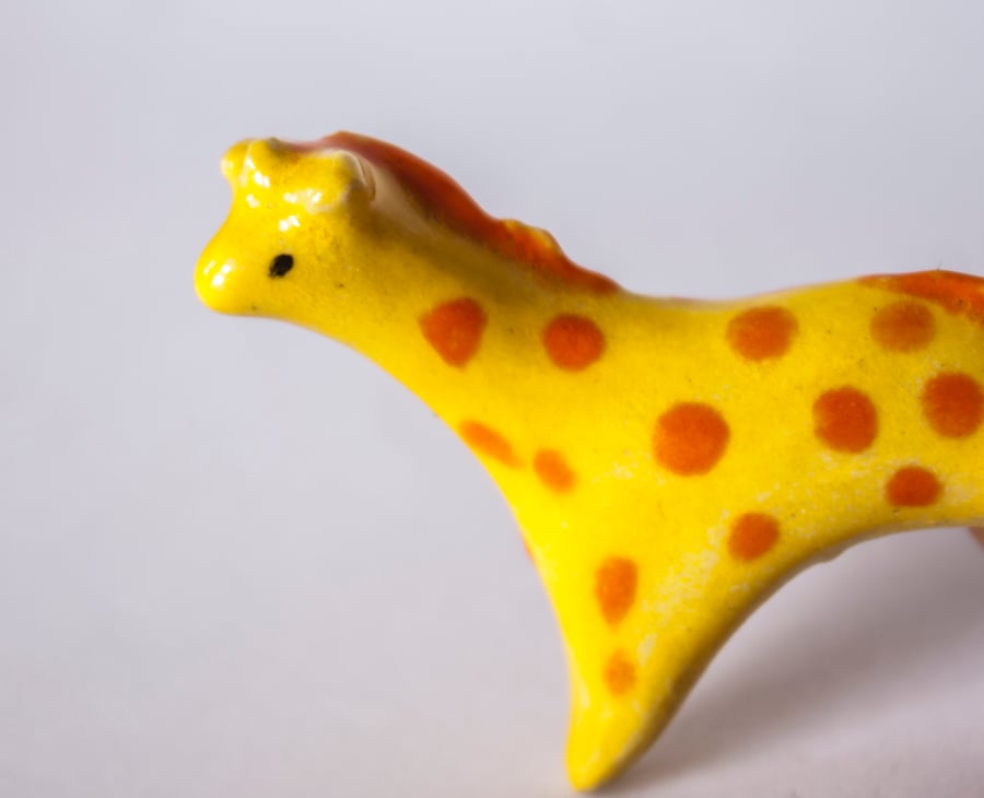 Small Ceramic Giraffe Figurine