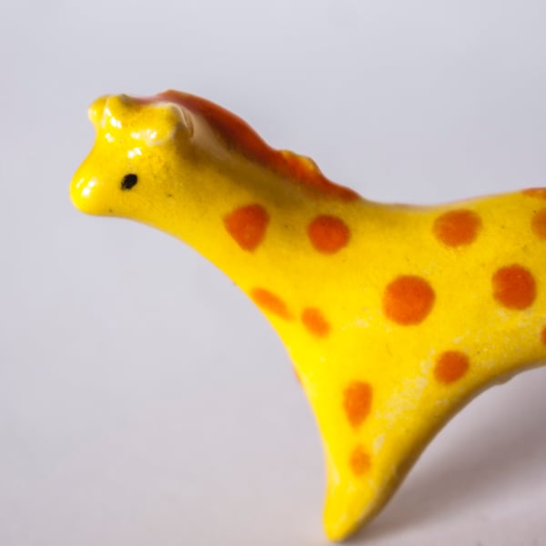 Small Ceramic Giraffe Figurine