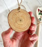 Christmas Robin Rustic Wood Slice Christmas Tree Decorations Set of 6 - Image 7