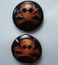 Buttons Skull Ceramic stoneware. - Image 3