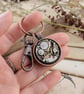 Copper Wedding Anniversary Gift for Husband - Handmade Steampunk Keychain - Image 2