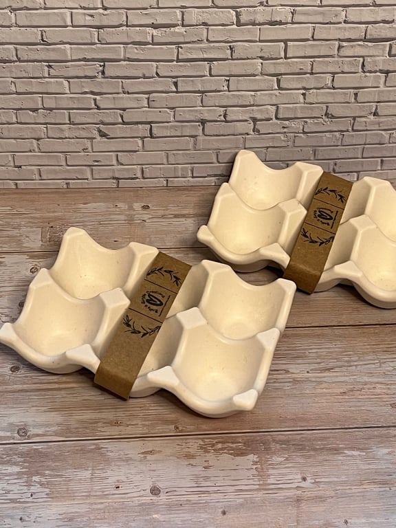 Creamy White Egg Holder