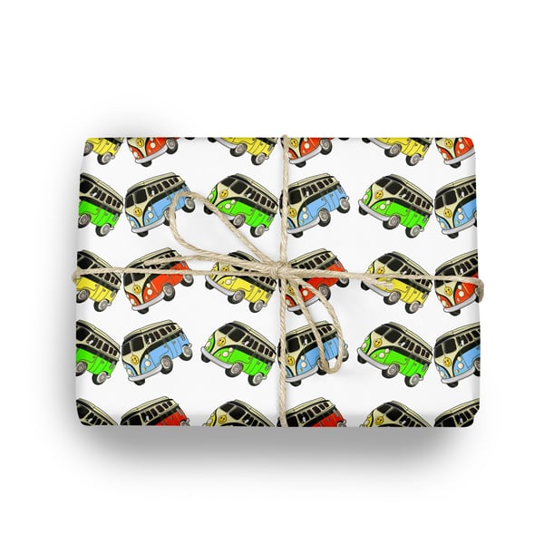 Camper van wrapping paper