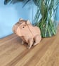 Handmade Wooden Capybara - Image 3