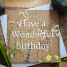 Have A Wonderful Birthday greeting card