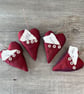 One Red Fabric Heart with Personalised Message Wedding Engagement Proposal - Image 5