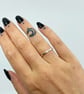 Hammered Sterling Silver Ring - Image 8