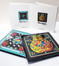 Christmas Cards - Pack of 4 - Partridge in a Pear Tree unique design. - Image 3