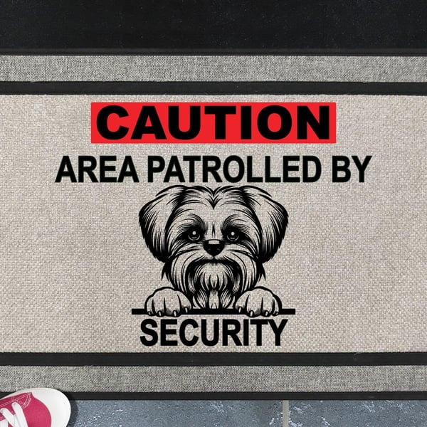 Maltese Security Door Mat - Maltese Welcome Mat - All Weather 45x70cm 