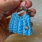 Crochet Bag Charm Keyring