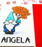 Gnome Personalised Valentine's, Birthday, Anniversary, Just Because Card  - Image 3