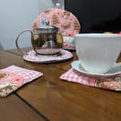 Mrs Claus Tea Set: Pastel Sweet Treats Design
