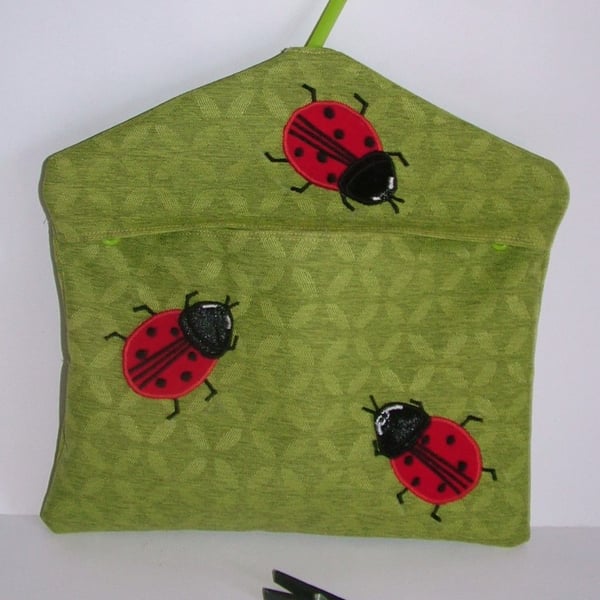 The Lovely Ladybird Peg bag - The vibrant one