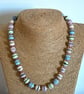 lampwork glass pastel beach beaded necklace - Image 7