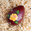 Hand Painted Easter Egg Box - Traditional red