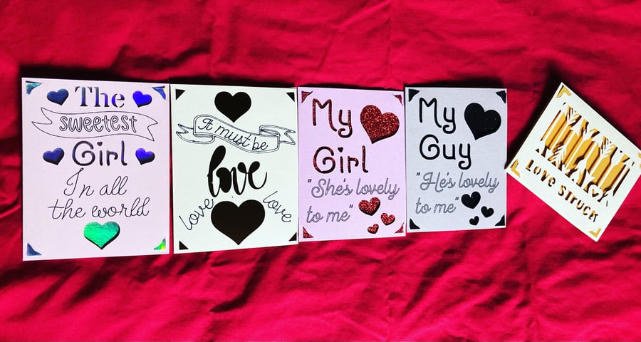 Madness- valentines card set 