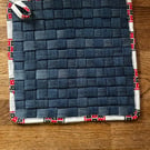 Denim woven potholder 