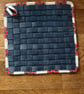 Denim woven potholder 