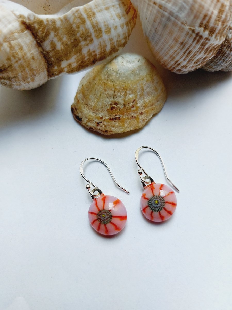 Fused cheap glass earrings