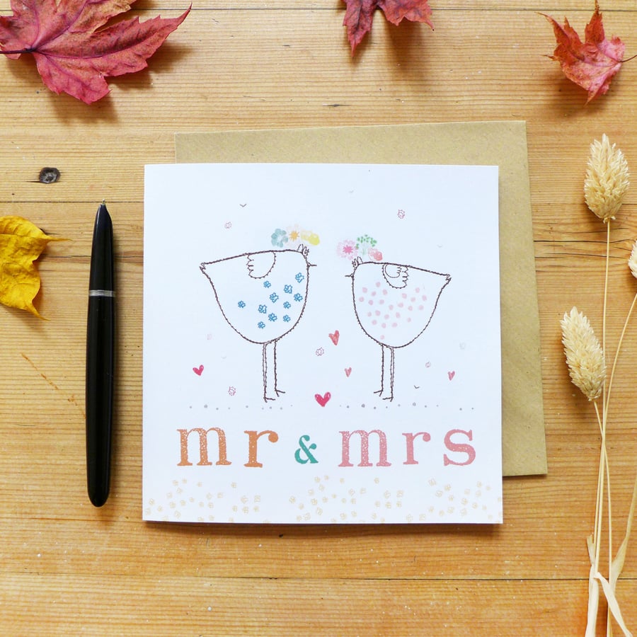 CARD - Mr and Mrs