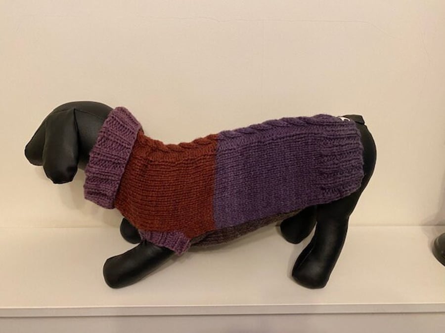Dog Jumper - Ideal for a Miniature Dachshund or Small Dog, 