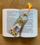 Bookmark, wooden decoupage bookmark, Sunflowers, girl - Image 3