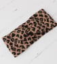 PERFECTLY IMPERFECT Leopard knitted headband (small size) - camel