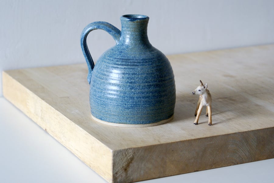 Pottery oil and vinegar bottle wheel thrown a... Folksy